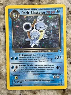 Dark Blastoise 4/110 Legendary Collection Holo Pokemon Card - Image 1