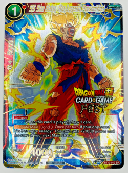 SS Son Goku the Legend Personified FEST STAMP Foil Dragon Ball Super Card | LP - Image 1
