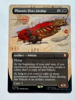 Magic mtg: Phoenix Fleet Airship (Borderless) Avatar: The Last Airbender - Image 1