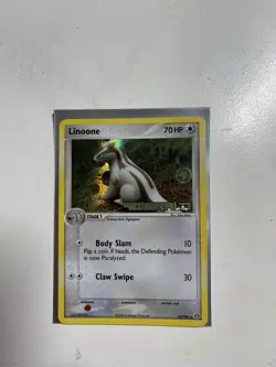 Pokemon TCG Linoone Reverse Holo- EX Emerald- 34/106 NM - Image 1