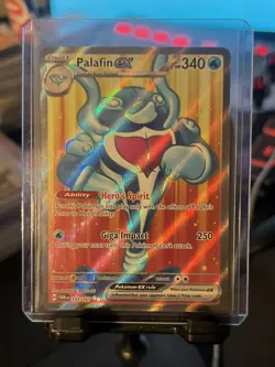 Pokemon Palafin ex 193/167 Twilight Masquerade Full Art Ultra Rare - NM - Image 1