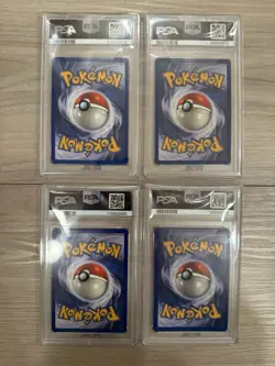 1999 Pokemon Nidoking Gyarados Hitmonchan Machamp PSA 9 Mint Holos #11 #6 #7 #8 - Image 2