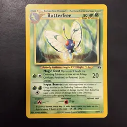 Pokemon Vintage Neo Discovery Non-holo Rare Butterfree WotC - Image 1