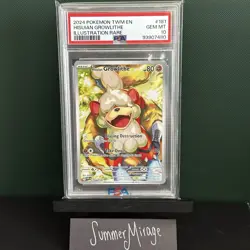 PSA 10 ⭐ Hisuian Growlithe - 181/167 - SV06: Twilight Masquerade (TWM) POKEMON - Image 1