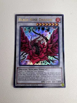 Yu-Gi-Oh Black Rose Dragon LC05-EN004 - Ultra Rare - Limited Edition - Near Mint - Image 2