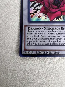 Yu-Gi-Oh Black Rose Dragon LC05-EN004 - Ultra Rare - Limited Edition - Near Mint - Image 3