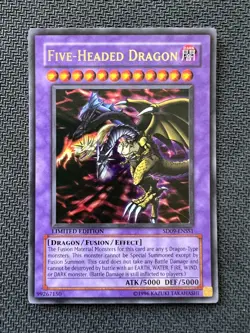Yugioh Five-Headed Dragon Limited Edition Ultra Rare SD09-ENSS1 NM - Image 1