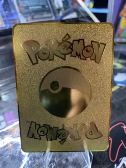Gold Metal Bubble Mew ex 232/091 Pokemon Card Collectible - Image 3