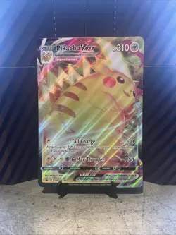 2023 Pokemon TCG SWSH: Promo Cards Pikachu VMAX Jumbo Black Star Promo SWSH286 - Image 1