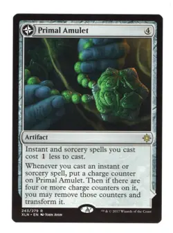MTG Primal Amulet - Ixalan NM/Reg English - Magic the Gathering - Image 1