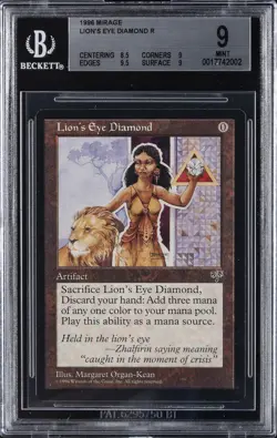 1996 MTG MIRAGE R LION'S EYE DIAMOND BGS 9 - Image 1