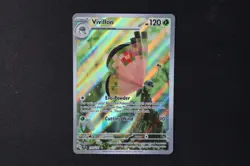 Vivillon 193/191 Holo Shiny Pokemon TCG Card Surging Sparks 2025 NEAR MINT - Image 1