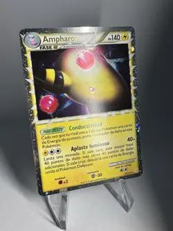 Pokemon TCG: Ampharos (Prime) 105/123 SPANISH - Heartgold & Soulsilver (NM) - Image 2