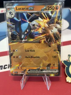 Pokemon TCG Scarlet & Violet Stellar Crown Lucario EX 82/142 Double Rare - Image 1