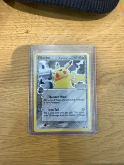 CLEAN/SWIRL Pokemon Pikachu Holo Card Delta Species Black Star Promo 035 - Image 1