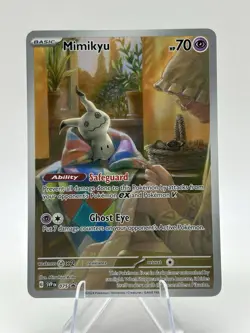 Pokemon TCG Mimikyu 075 Paldean Fates Promo Card Near Mint Condition Pokemon - Image 1