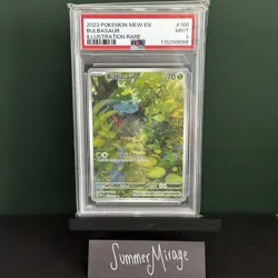 PSA 9 ⭐ Bulbasaur - 166/165 - ENGLISH - SV: Scarlet & Violet 151 (MEW) POKEMON - Image 1