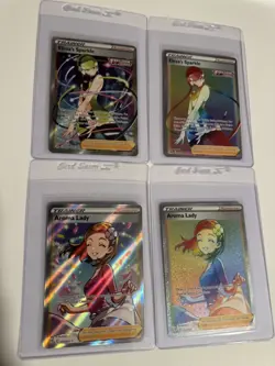 Full Art Trainer LOT 4x Cards Pokemon TCG - Image 1