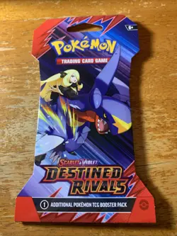 Pokemon Scarlet Violet Destined Rivals Booster Pack 1 New Sleeved FactorySealed - Image 1