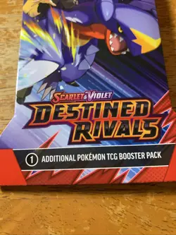 Pokemon Scarlet Violet Destined Rivals Booster Pack 1 New Sleeved FactorySealed - Image 5