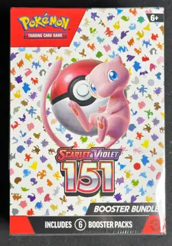 POKEMON TCG SCARLET & VIOLET 151 BOOSTER BUNDLE BOX FACTORY SEALED NEW 6 PACKS - Image 1