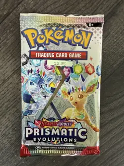 Heavy 22.35! Pokemon Prismatic Evolutions Booster Pack Sealed! Demi-God PackU! - Image 3