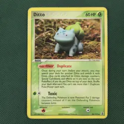 HP Ditto 36/113 Bulbasaur Delta Species Uncommon Nintendo Pokemon Card - Image 1