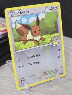 Pokemon Card TCG Eevee 84/108 City Championship Holo Dark Explorers 2012 - Image 1