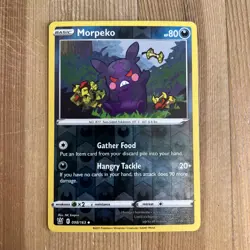 Pokemon TCG Morpeko 098/163 Reverse Holo Uncommon SWSH Battle Styles NM - Image 1