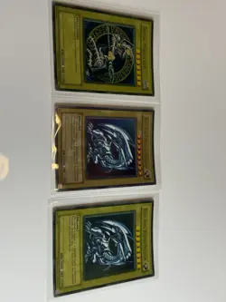 Yu-Gi-Oh Collection Vintage Binder Lot Faded Blue Eyes White Dragon - Image 2