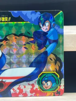 1995 Mega Man 5 No172 Bandai Carddass Rockman CAPCOM japan Prism card - Image 2