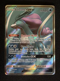 Suicune GX Full Art 200/214 Sm-Lost Thunder Holo Card Near Mint NM Condition - Image 1