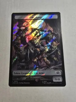 Orc Army (0018) Food (0024) Double-Sided Token (Surge Foil) Universes Beyond: - Image 1
