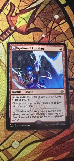 Redirect Lightning Avatar: The Last Airbender Regular Instant Lesson Rare MTG NM - Image 1
