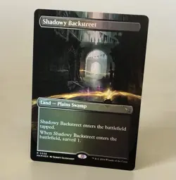 MTG Shadowy Backstreet - Borderless Foil - MKM NM - Image 1