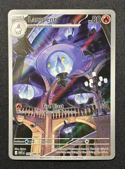 Pokemon TCG - Lampent 102/086 IR - White Flare - English - NM - Image 1