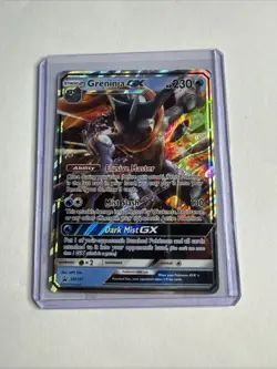 Pokemon Greninja GX TCG SM197 Sun & Moon Rare Holo Black Star Promo - Image 1