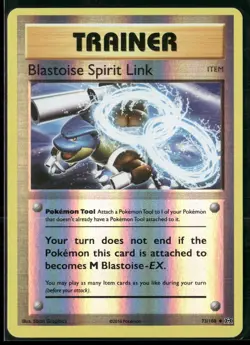 Pokemon - Blastoise Spirit Link 73/108 Reverse Holo XY Evolutions NM - Image 1