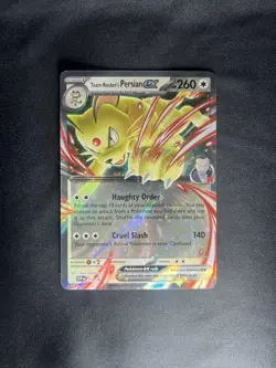 Team Rocket's Persian Ex 218 - Black Star Promo - Destined Rivals - Pokemon TCG - Image 1