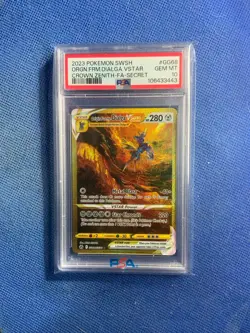 2023 Pokemon SWSH Crown Zenith FA Secret #GG68 Origin Forme Dialga VStar PSA 10 - Image 1