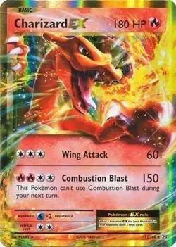 Charizard EX 12/108 XY Evolutions Holo Pokemon Ultra Rare NM/MINT/TOPLOADER - Image 1