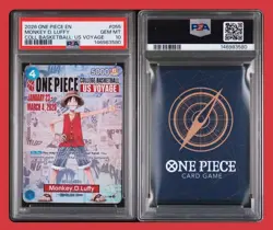 2026 ONE PIECE PROMOS COLLEGE BASKETBALL US VOYAGE MONKEY D. LUFFY PSA 10 - Image 1