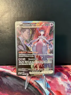 Team Rocket's Mewtwo ex 231/182 SIR Destined Rivals Pokemon Card LP (See Desc.) - Image 1
