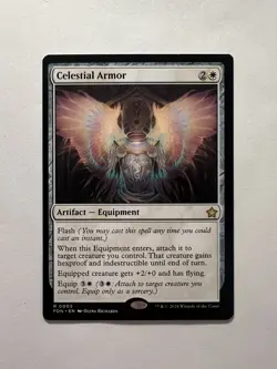 Celestial Armor - MTG Foundations - NM - Image 1