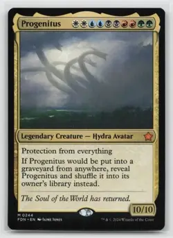 Progenitus (Regular, #244, NM) Foundations (FDN), MTG - Image 1
