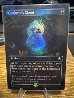 Mtg. Conjurer's Closet. Borderless. Innistrad Remastered. Pack Fresh Foil - Image 1
