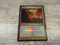 1x FOIL Gruul War Chant - Dragon's Maze - NM - English - OOP MTG - Image 1