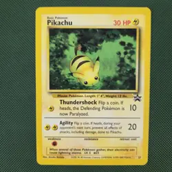 LP Pikachu 27 WOTC Black Star Promo Series Nintendo Pokemon Card - Image 1