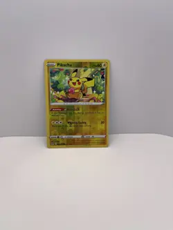 Pikachu 052/196 2022 Pokemon TCG Lost Origin Reverse Holo Common NM - Image 1