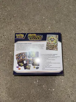 Pokemon TCG Surging Sparks Pokemon Center Elite Trainer Box ETB - DAMAGE - Image 4